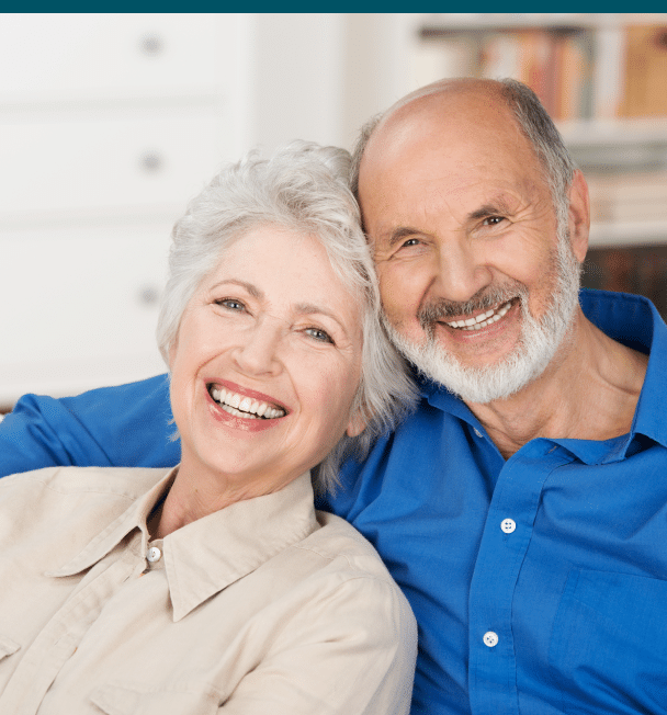 a senior couple photo